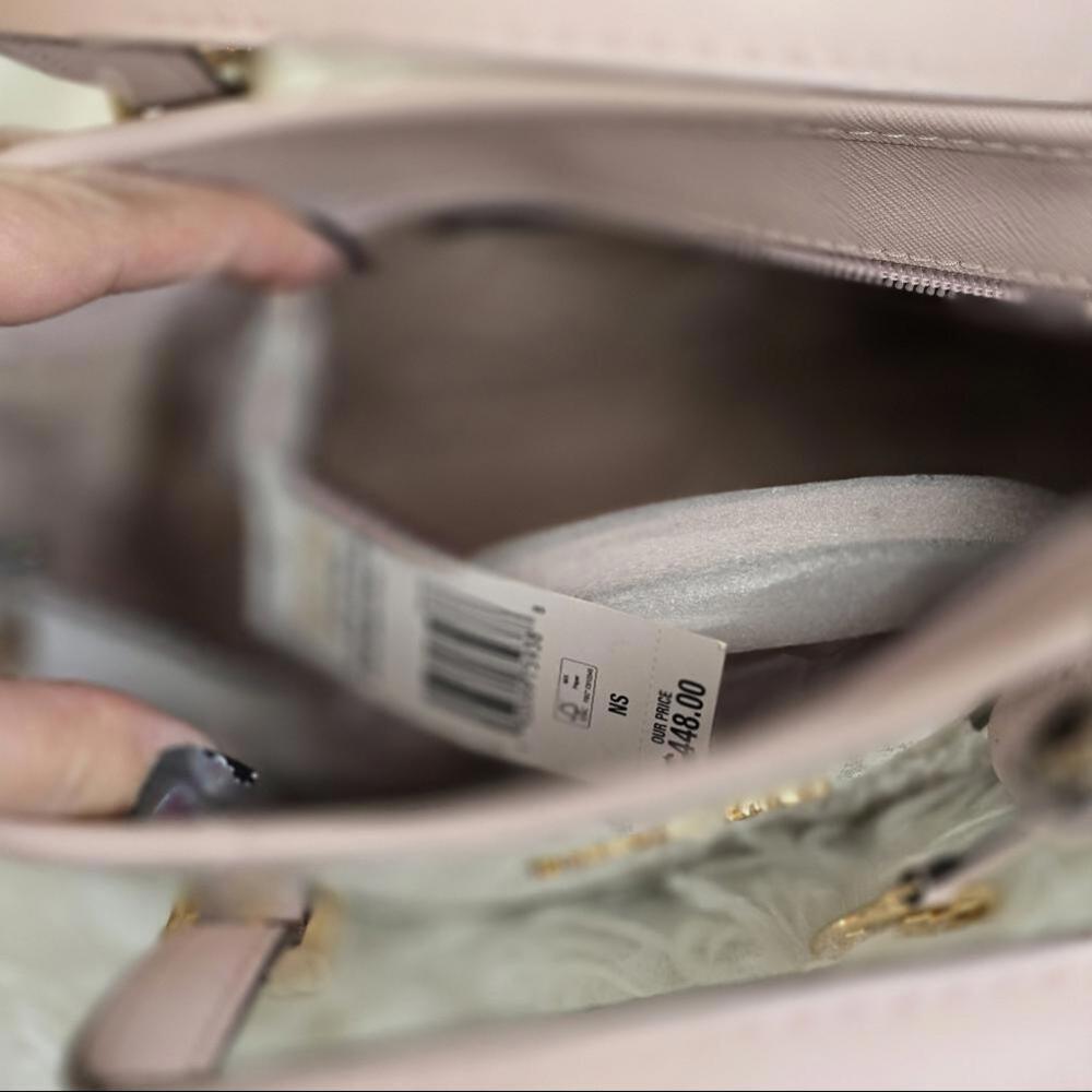 Michael Kors Pink and Cream Tote Bag - Picture 6 of 6